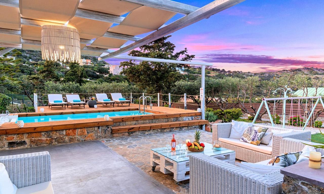 Cretan Lodge Heated Pool Agios Nikolaos  Exterior photo